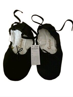 Sansha Pro Women's Black Ballet Slippers